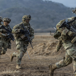 The military army squad