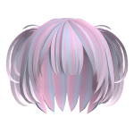 🍀Cute Mini Pigtails (Pink Blue)
