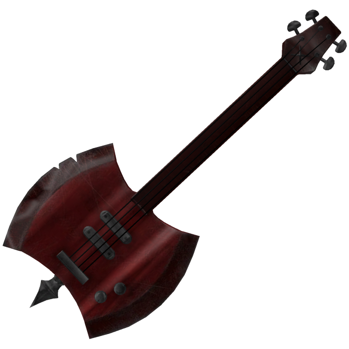 Dirty Grunge Scary Guitar Axe