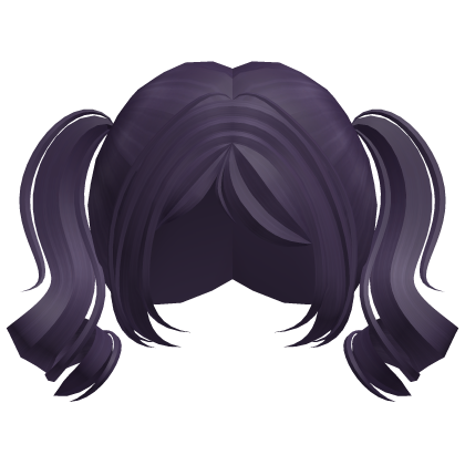 Adorable Bubbles Power Puff Girls Pigtail Purple