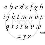 Letter A-Z