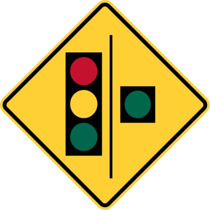 Signal Ahead Sign (CGTL) Roblox decal