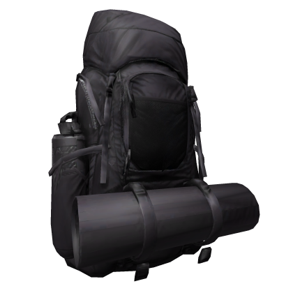 Black Camping Backpack
