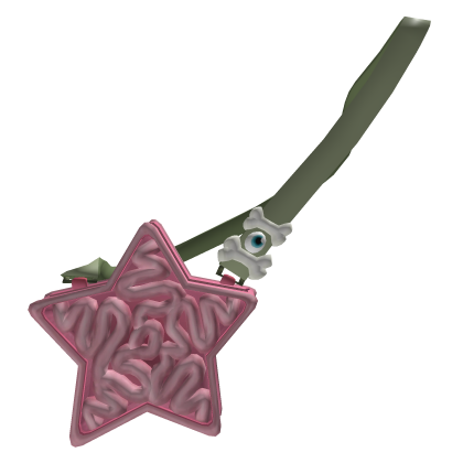 Pink Brain Zombie Star Cute Bag Roblox item