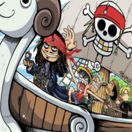 One Piece & Pirates of The Caribbean Roblox decal