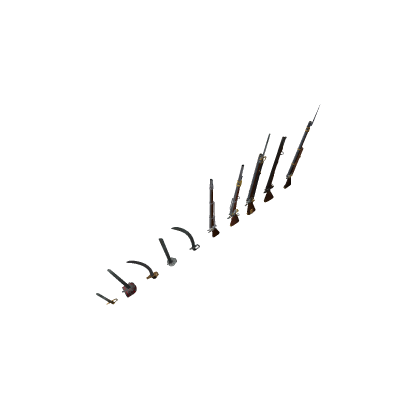 A Bunch of Mesh Muskets