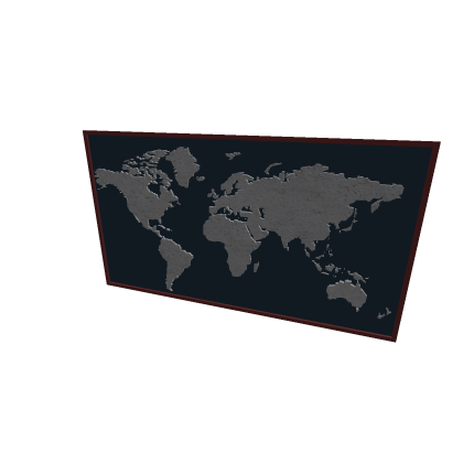 world map model