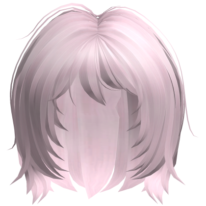 ୨୧ cute messy shaggy hair pink Roblox item