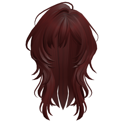 Red Feathered Wolfcut