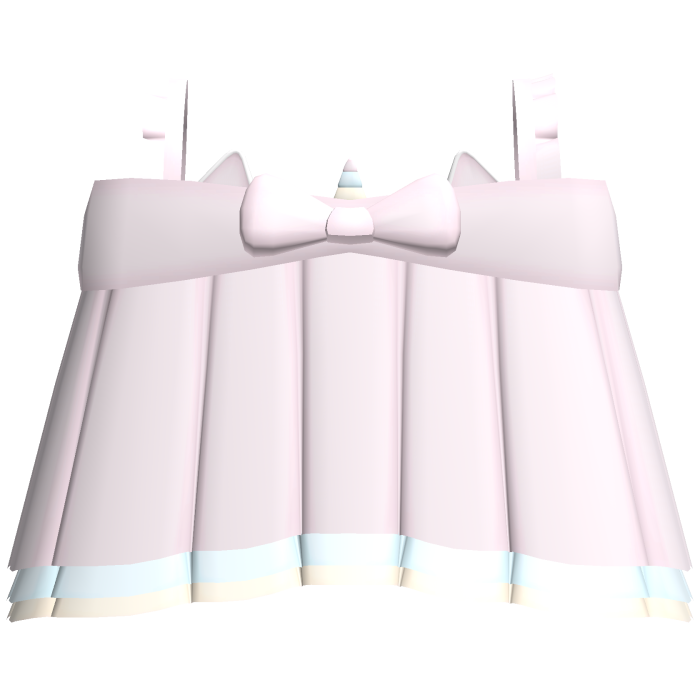 ♡ : kawaii ruffled pastel unicorn dress with bow