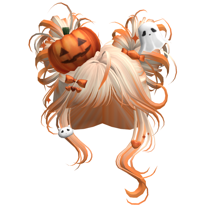 Spooky Halloween Pumpkin Buns  (Blonde)