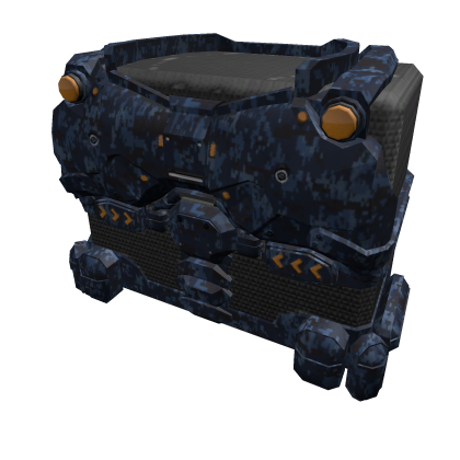 Blue Digital Camo Futuristic Military Body Armor Roblox NoFilter
