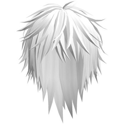 🤍 Vkei Punk Scene  Boy Hair (White) thumbnail