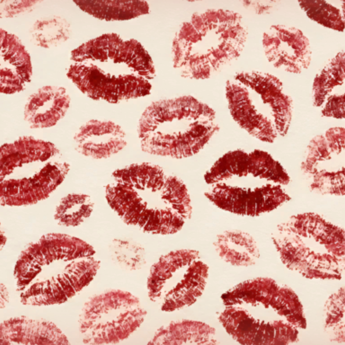 Lipstick Kisses Background Y2K Baddie 2000s Red