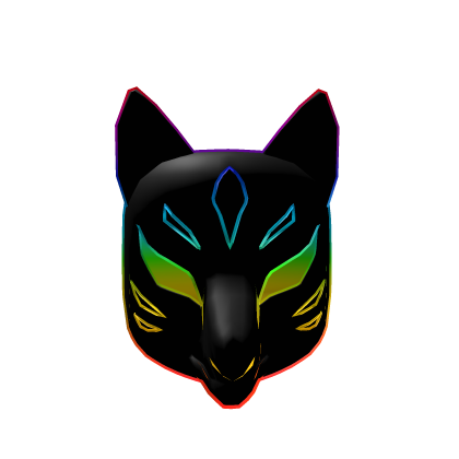Rainbow Fox Mask Roblox item