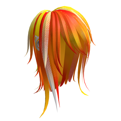 Long Layered Scene Hair - DORFic Orange