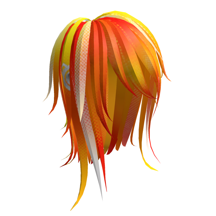 Long Layered Scene Hair - DORFic Orange