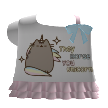ʚ they horse you unicorn pusheen shirt ♡ ɞ