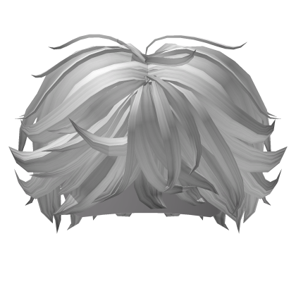 Messy Fluffy Soft White Cheap Hair Roblox item
