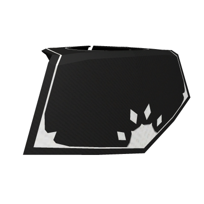 Black and White Short Cape Roblox item