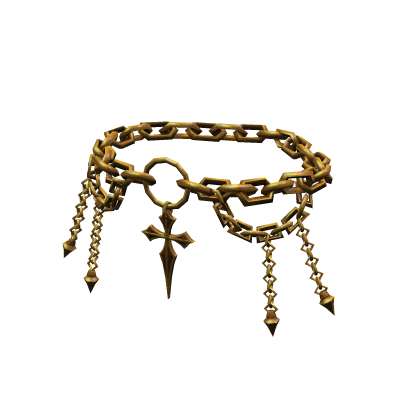 Hanging Chains Chainlink Belt > Gold thumbnail