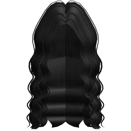 Soft Tucked Wavy Curly Hair (Black) Roblox item