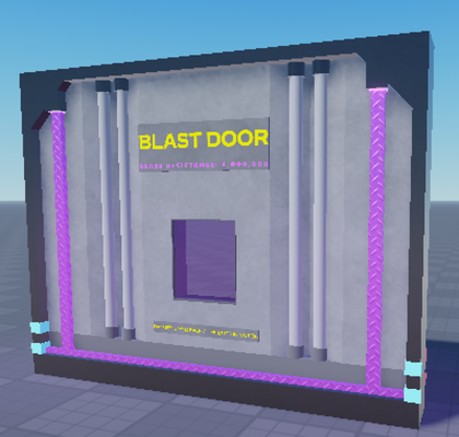 C.T.I | Blast Door (LOCKABLE) preview 1