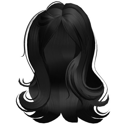 ♡ prepped up long wavy hair black Roblox item
