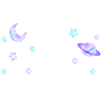 ♡ Cute Galactic Space Aura Purple Blue Pastel ♡ thumbnail