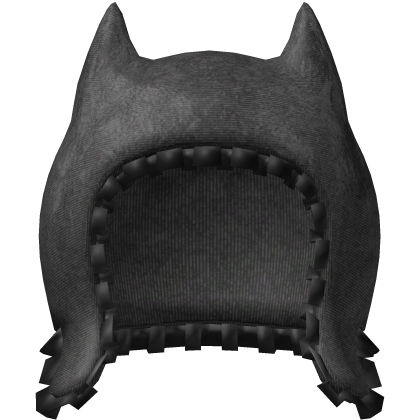 grey lace devil hat beanie