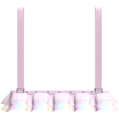 𖹭 cute jirai pink rainbow skirt Roblox item