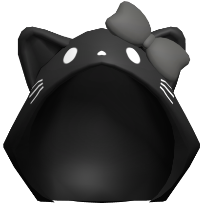 Black Hello Kitty Hood Roblox item