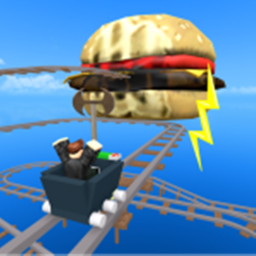 card ride into burger for a surprise :DDD