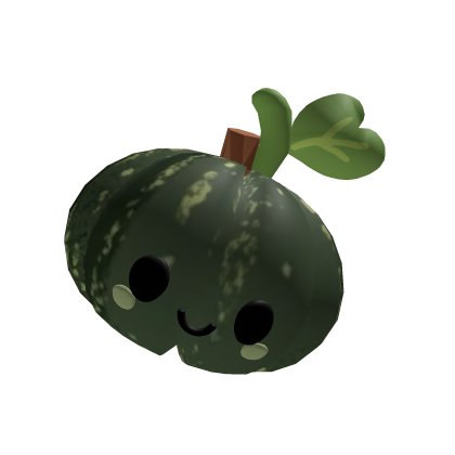 Happy Little Green Freckled Pumpkin Sprout Buddy