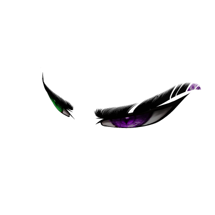 angrier green-purple eyes