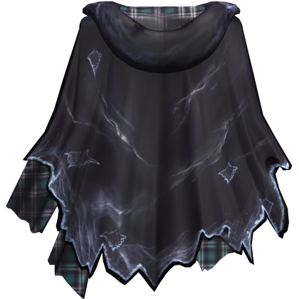 Distressed Torn Cape
