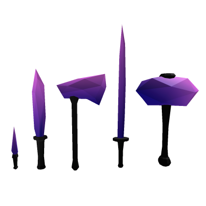 Crystal Weapons Pack!