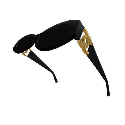 Luxury oval sun / glasses black version