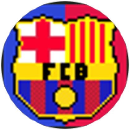FC Barcelona pixel logo - Roblox