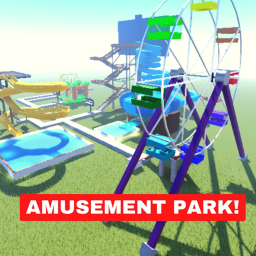 Amusement Park! [WATERSLIDES, FERRIS WHEEL ETC!]