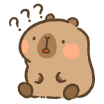 元気なカピバラ