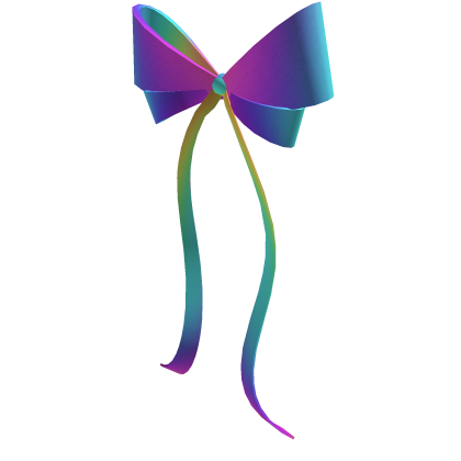 Rainbow Ribbon Bowtie 