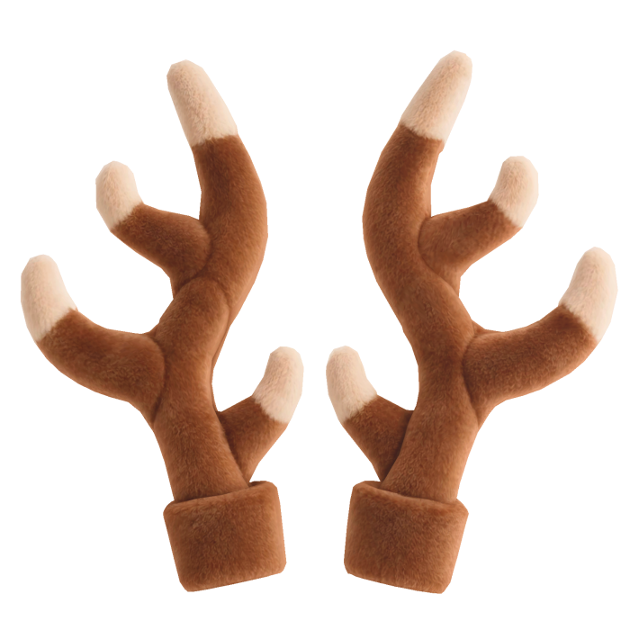 plush reindeer antlers