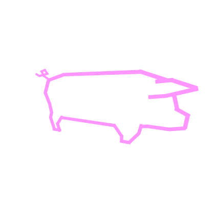Neon Pig Sign
