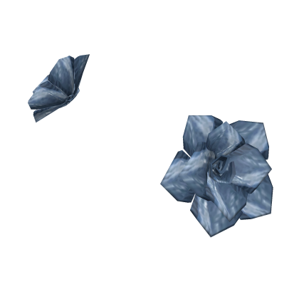 Cute Blue flower clips (Match with hair in below) Roblox item