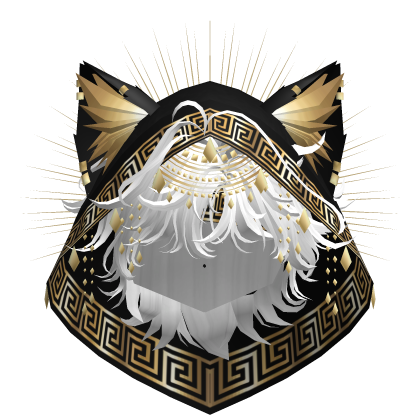 Egyptian Mullet w/ Divine Gold Black Hood