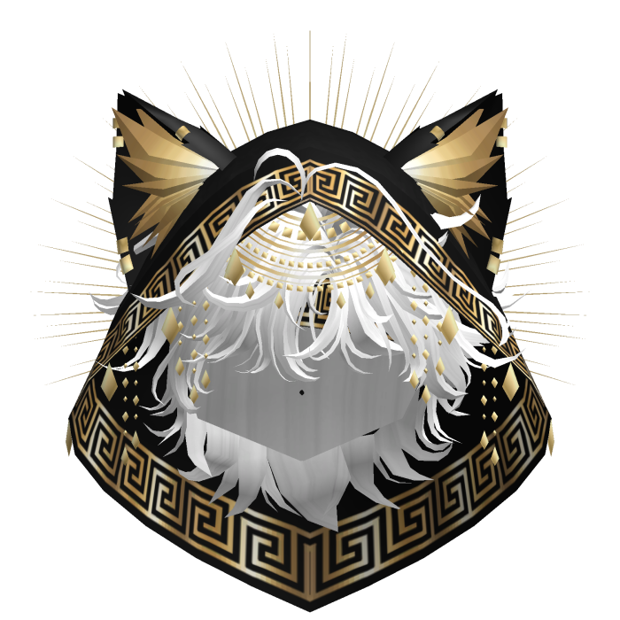 Egyptian Mullet w/ Divine Gold Black Hood