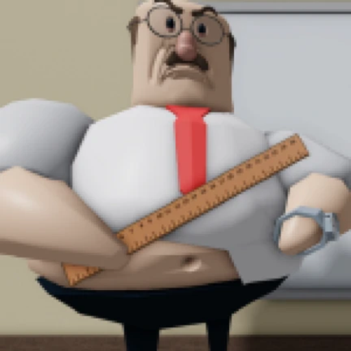 📏ESCAPE SCARY TEACHER OBBY!😈 (FREE ADMIN!)