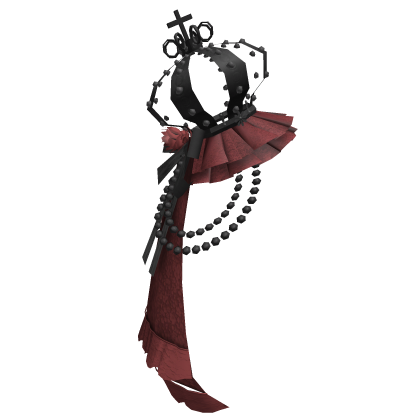 Crimson Mourning Headdress Roblox item