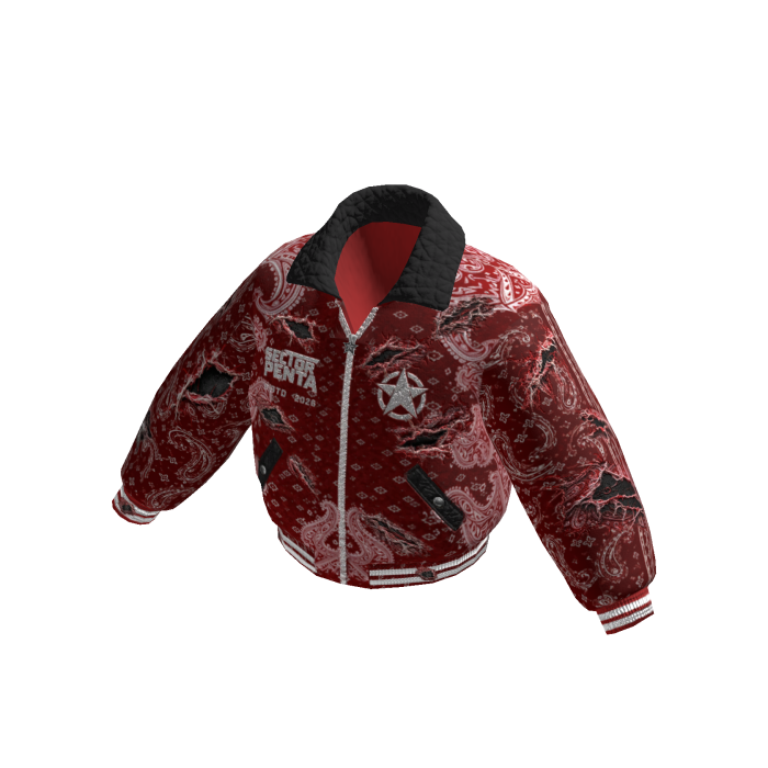 Jaket sector penta merah 
